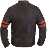 Classyak Men's Fashion Mayhum Leather Punk Jacket